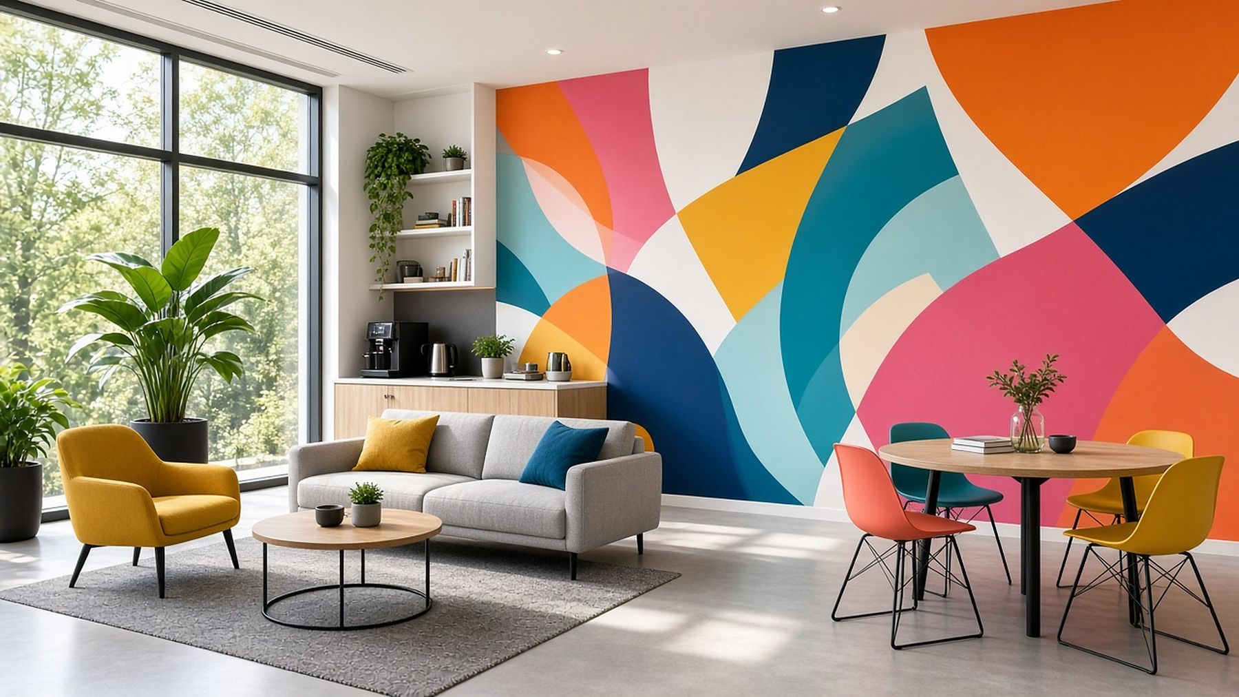 Breakroom supergraphic