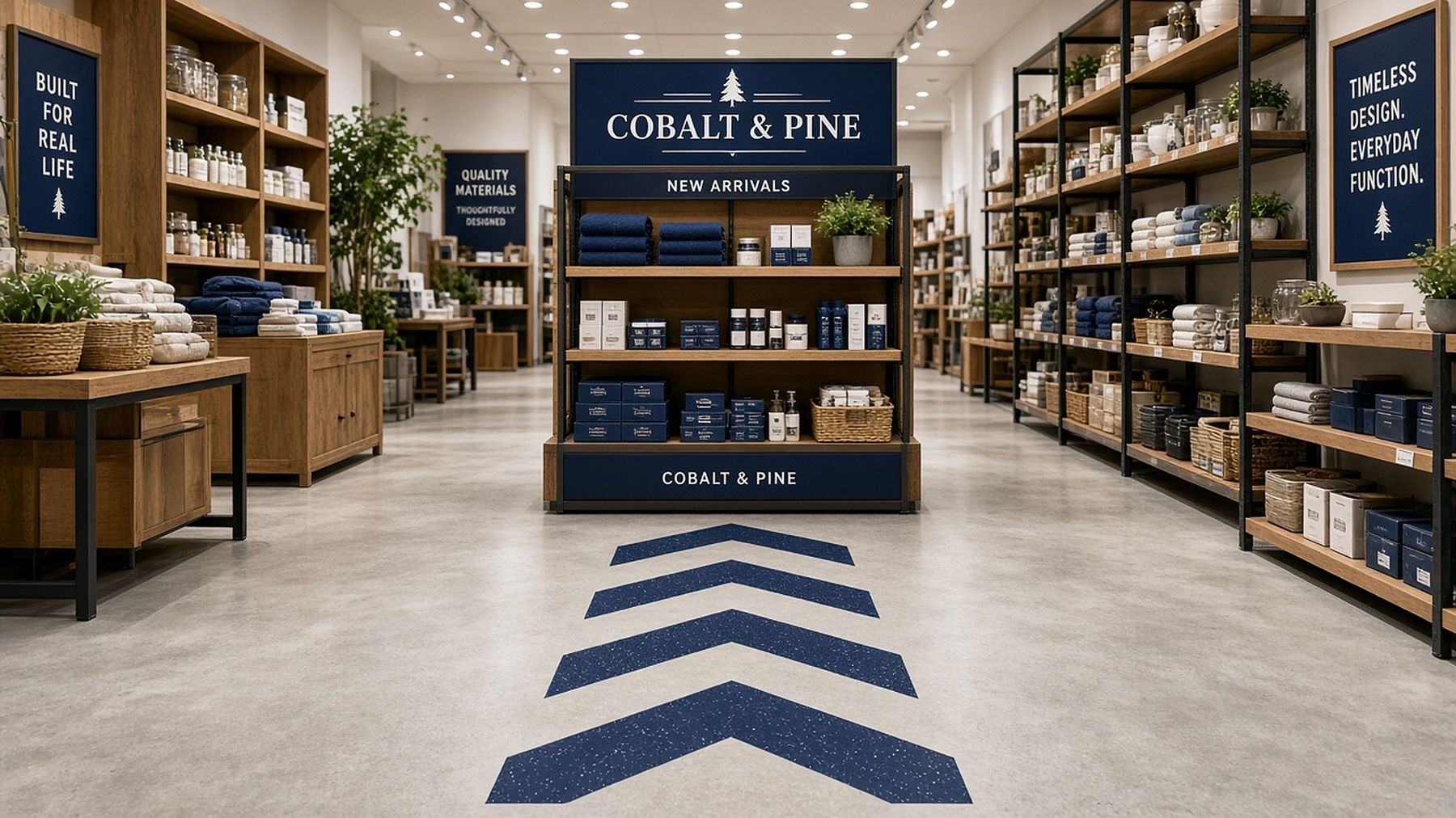 Floor graphics and POP display