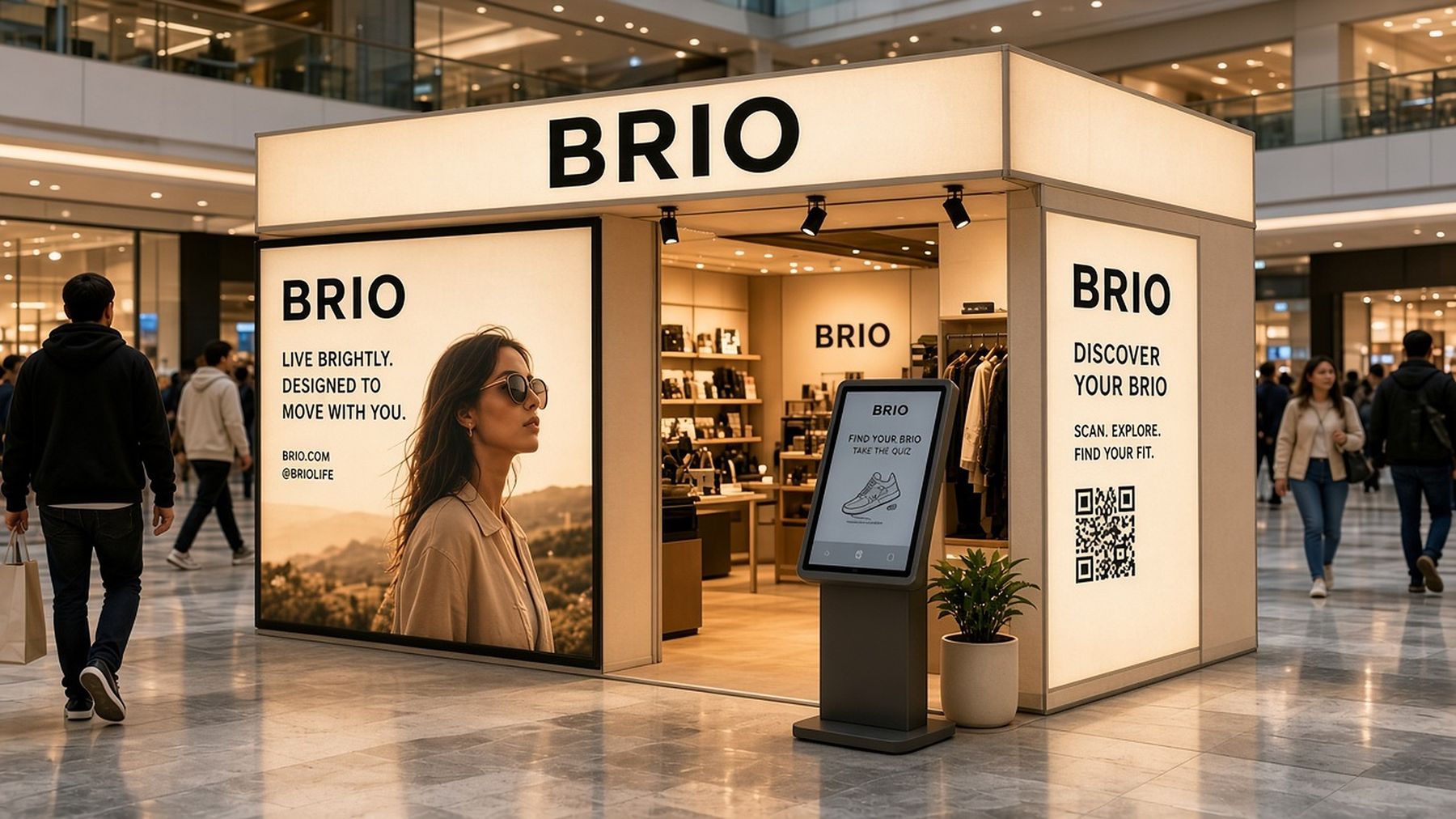 Pop-up shop activation