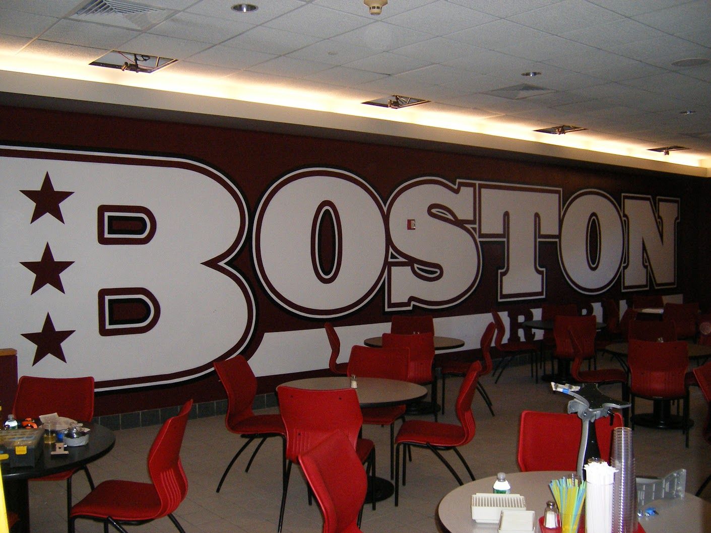 Venue supergraphic wall