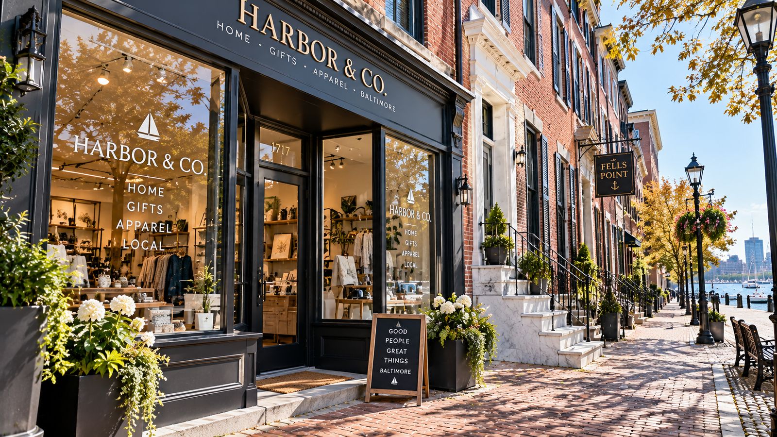Graphic installation in Baltimore, Maryland: storefront and window graphics by NGI