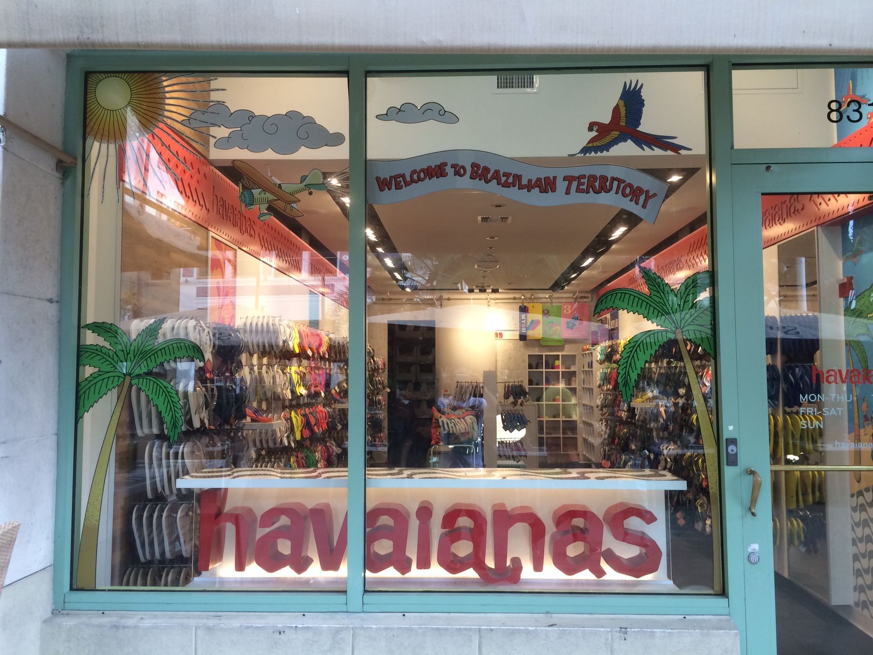 Storefront window graphics